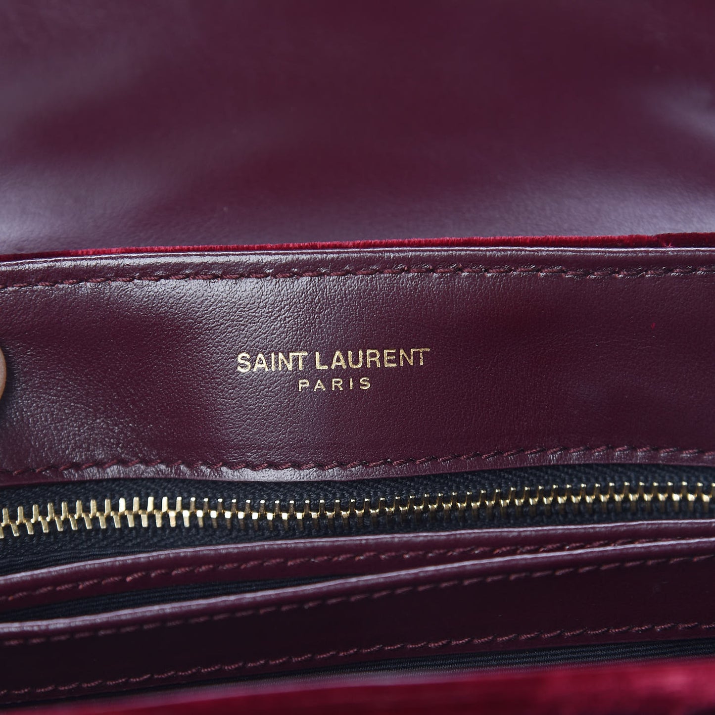 Velvet Y Quilted Monogram Toy Loulou Crossbody Bag French Burgundy