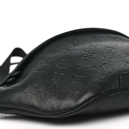 Louis Vuitton Calfskin Monogram Shadow Discovery Bumbag Black 8 of 9