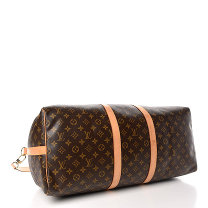 Louis Vuitton Monogram Keepall Bandouliere 55 5 of 21
