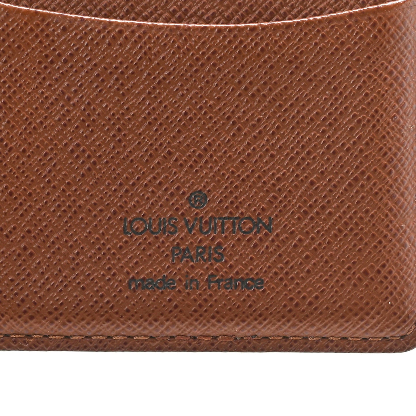 Monogram Pocket Organizer Card Holder