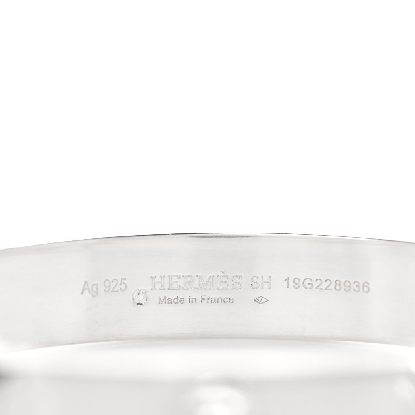 Sterling Silver PM Collier De Chien Bracelet SH