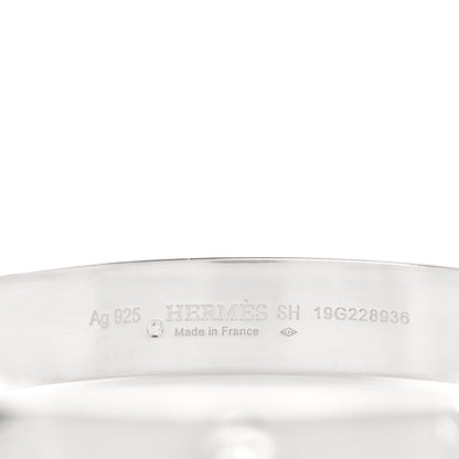 Hermes Sterling Silver PM Collier De Chien Bracelet SH 4 of 5
