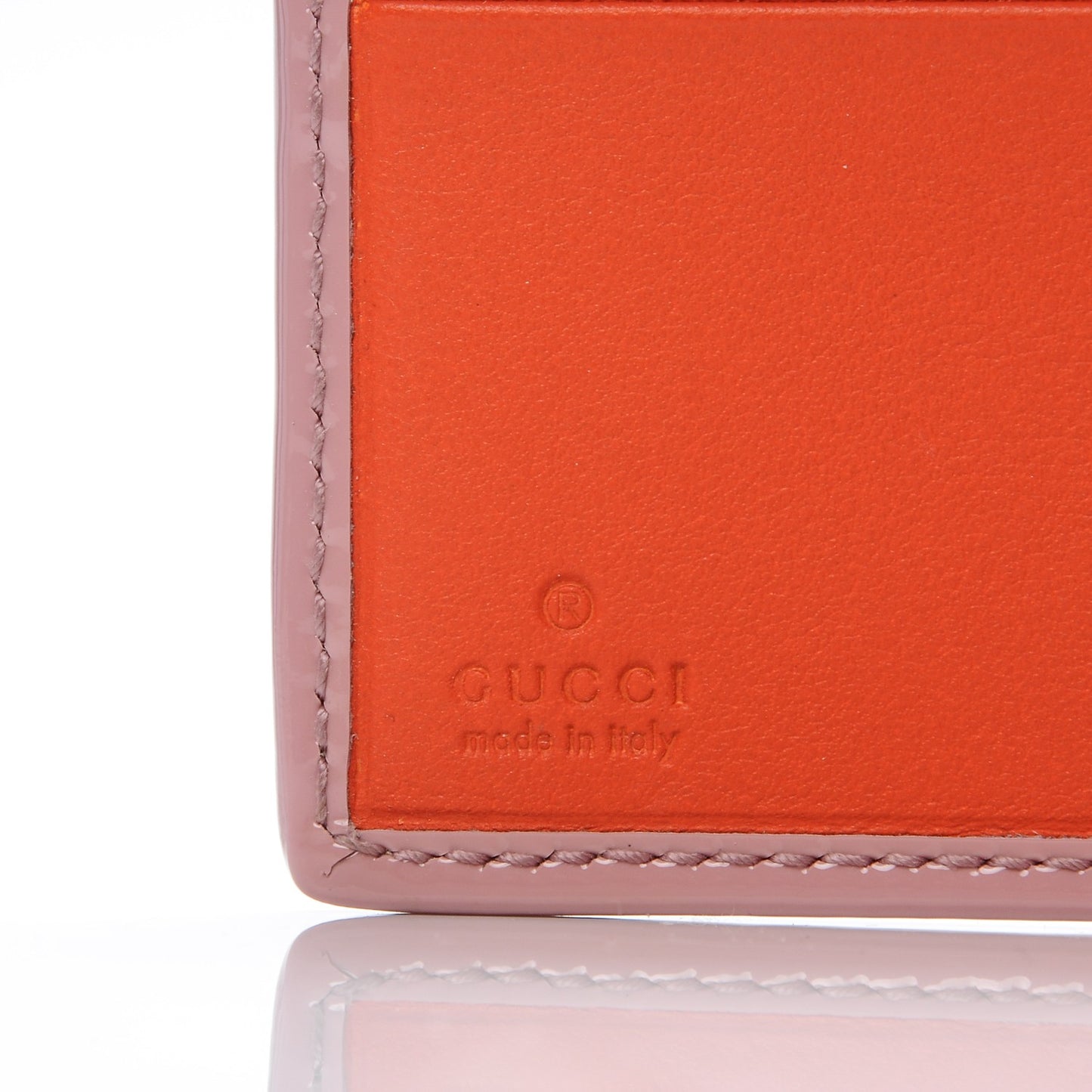 GG Supreme Monogram Bow French Flap Wallet Beige Carmine Rose New Rosette