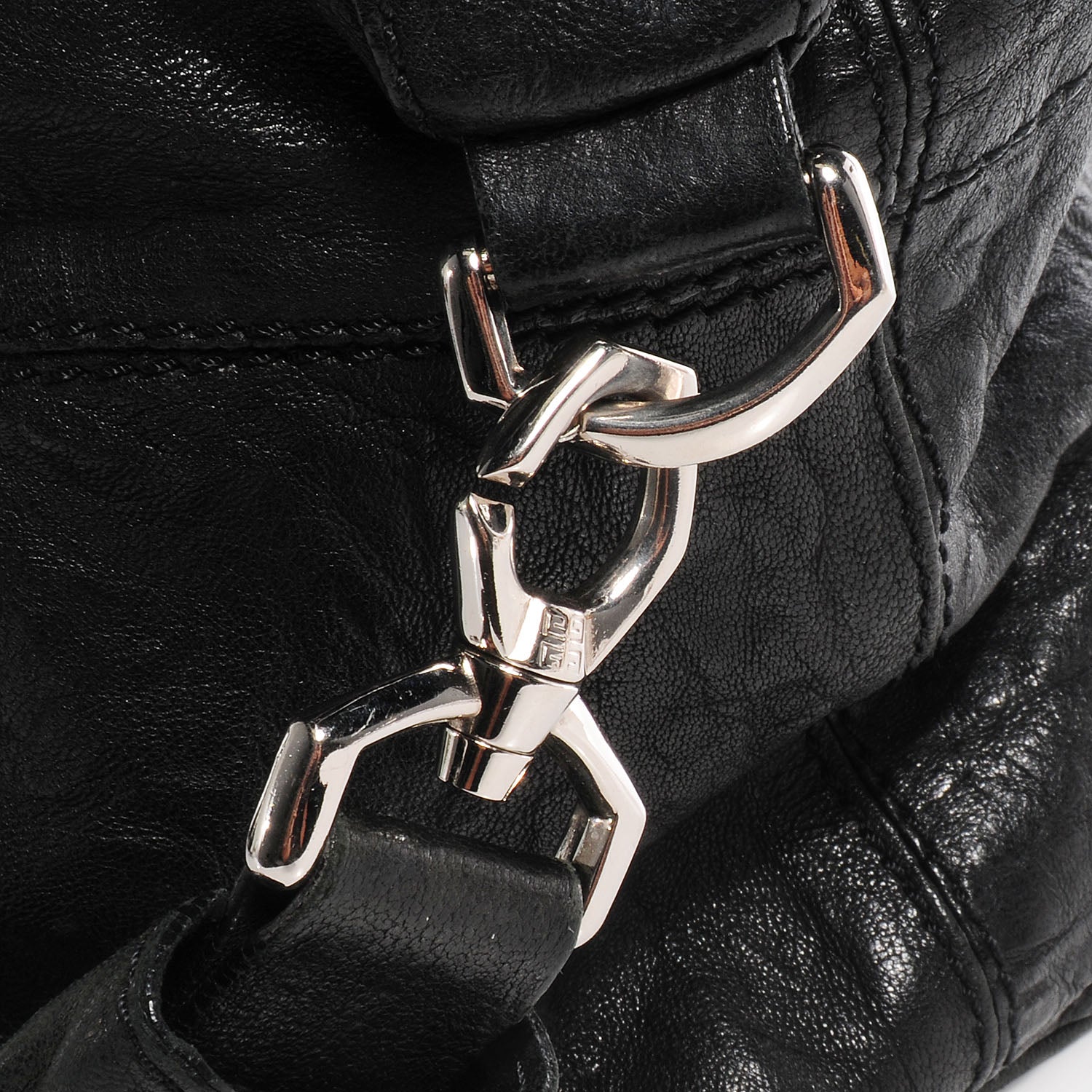 Givenchy Wrinkled Lambskin Medium Nightingale Black 5 of 12