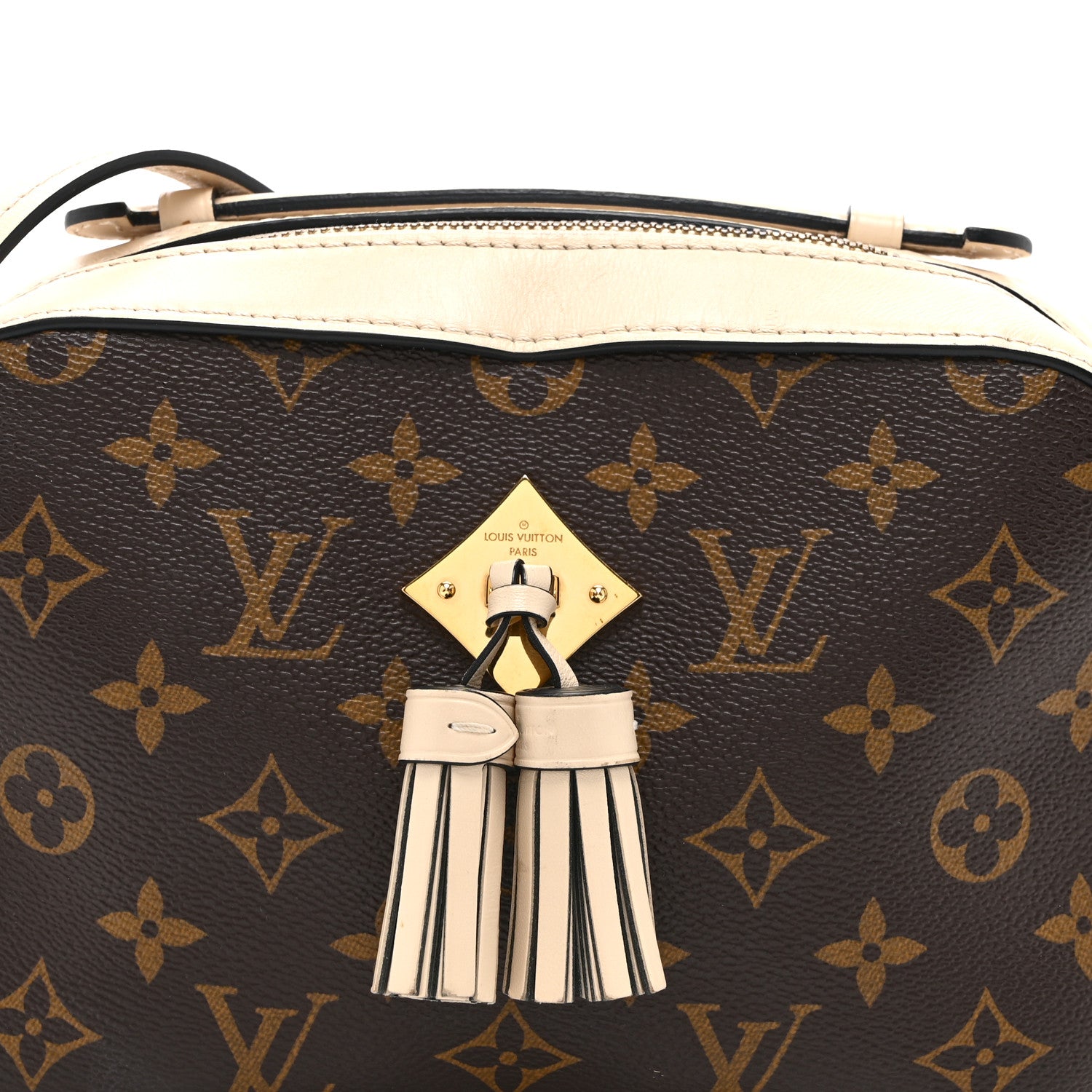 Louis Vuitton Monogram Saintonge Creme 7 of 9