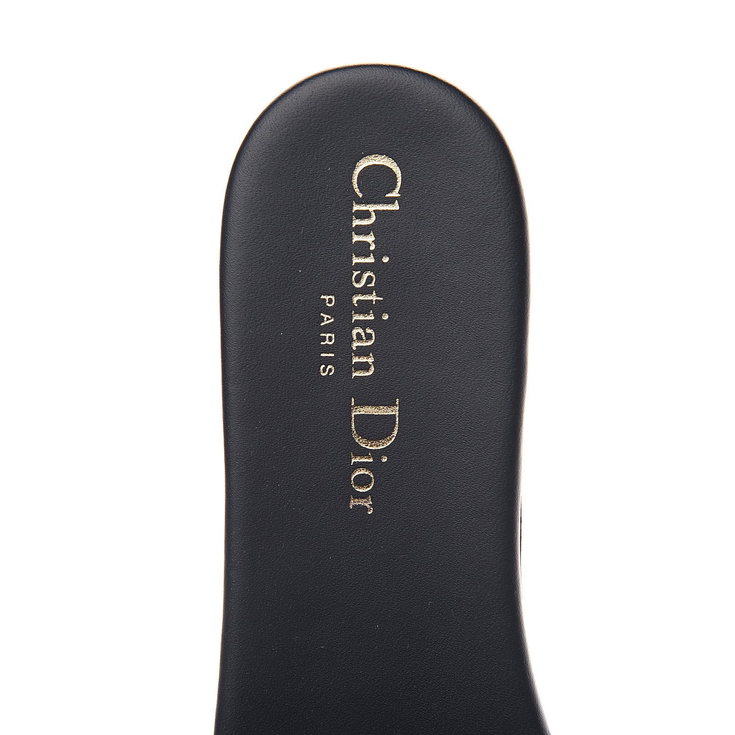 Christian Dior Canvas Embroidered Dway Mules Slide Sandals 38 Deep Blue 6 of 8