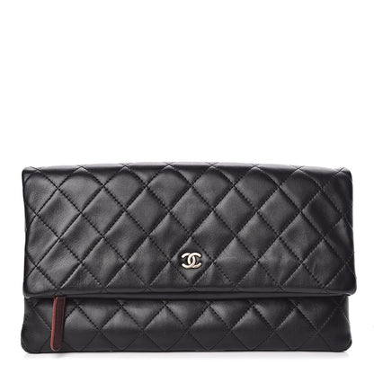 Chanel Lambskin Quilted CC Beauty Clutch Black 1 of 10
