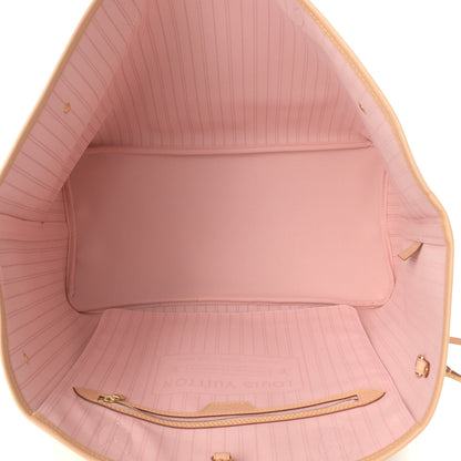 Louis Vuitton Damier Azur Neo Neverfull GM Rose Ballerine 6 of 11