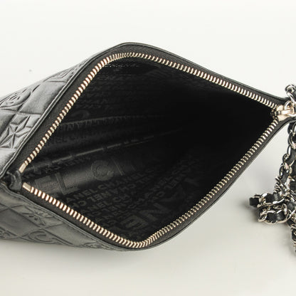 Chanel Lambskin Precious Symbols Pochette Black 5 of 7