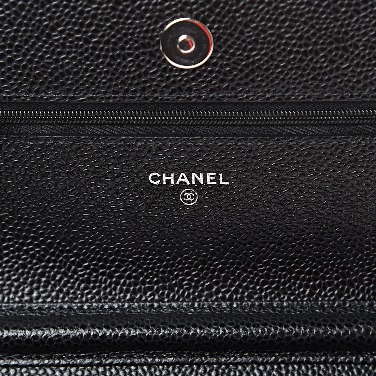 Chanel Caviar Quilted Wallet On Chain WOC Black 5 of 11