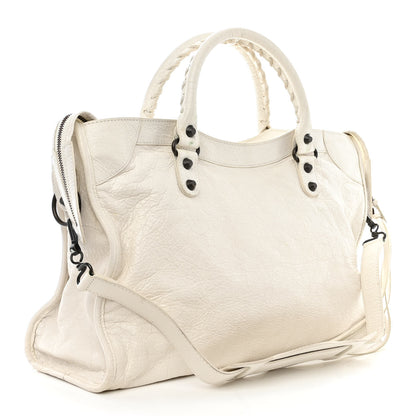 Balenciaga Agneau Classic Hardware City White 3 of 13