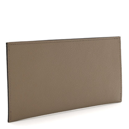 Louis Vuitton Calfskin Felicie Chain Wallet Card Holder Insert Tourterelle 2 of 5