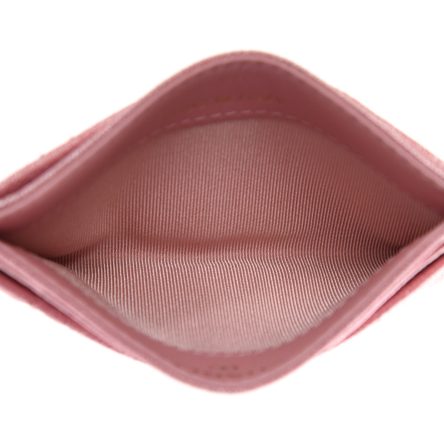 Chanel Iridescent Caviar Quilted Card Holder Rose Pink 5 of 9