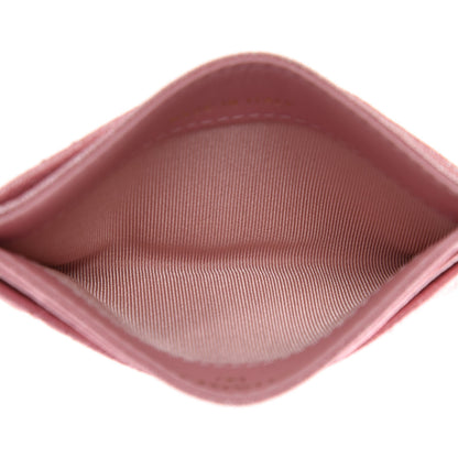 Chanel Iridescent Caviar Quilted Card Holder Rose Pink 5 of 9