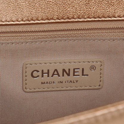 Chanel Perforated Lambskin New Medium Boy Flap Rose Gold 6 of 9
