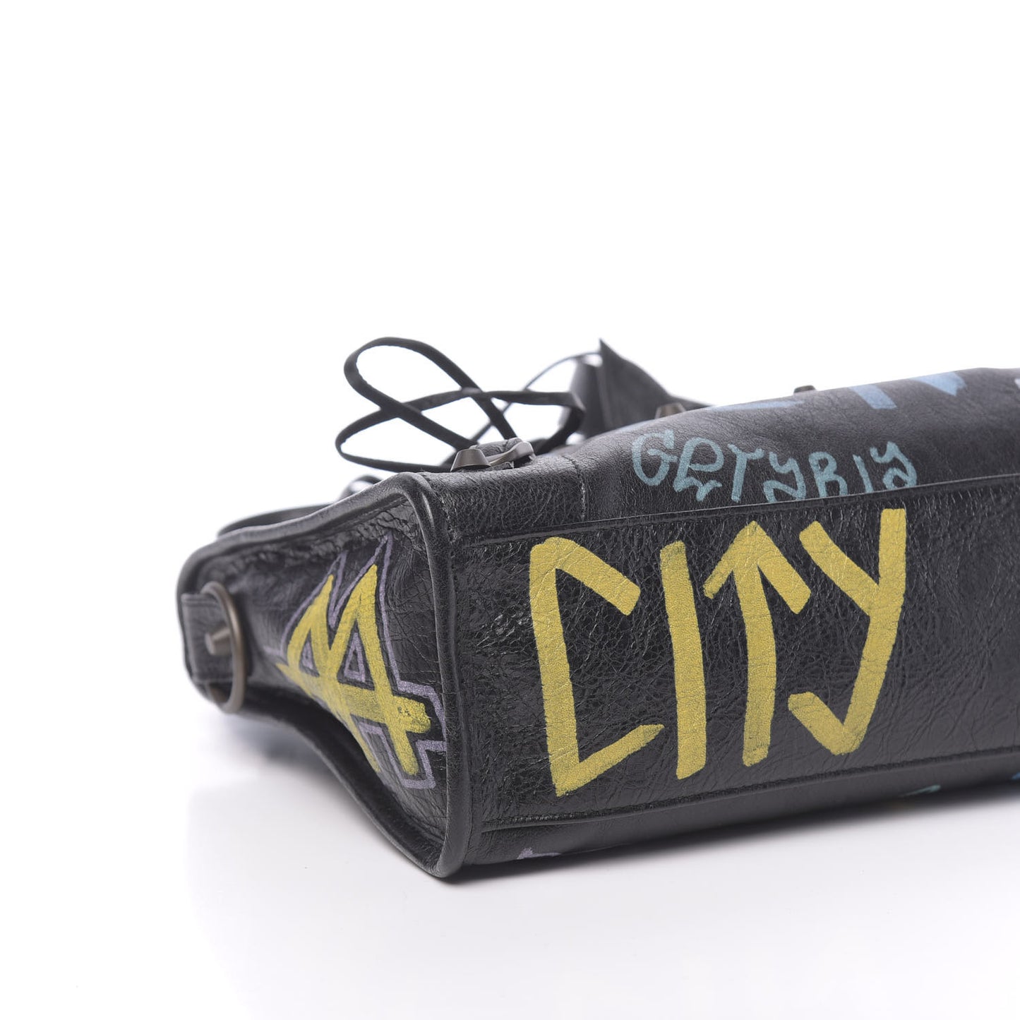 Agneau Graffiti All Over Classic Hardware S City Black Multicolor