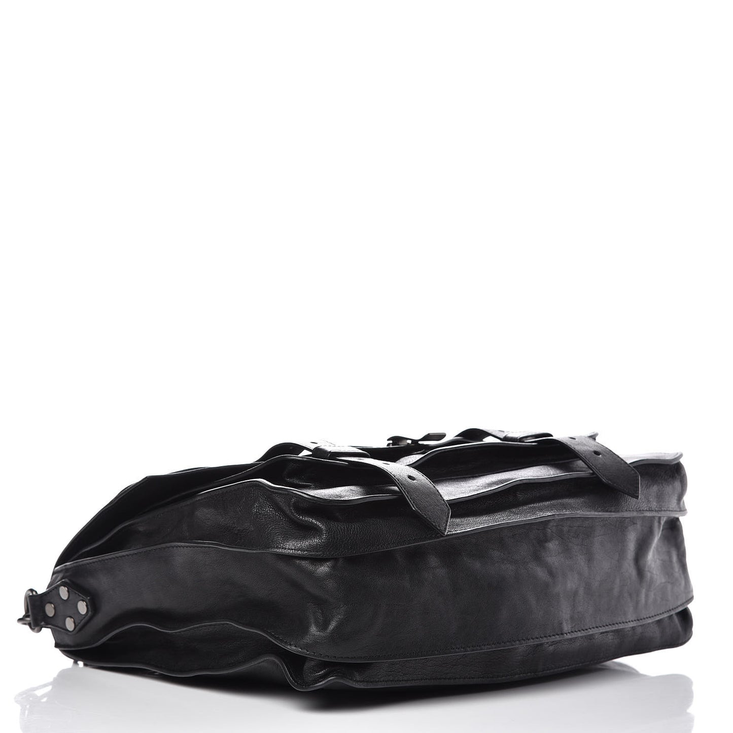 Lambskin PS1 Large Satchel Black