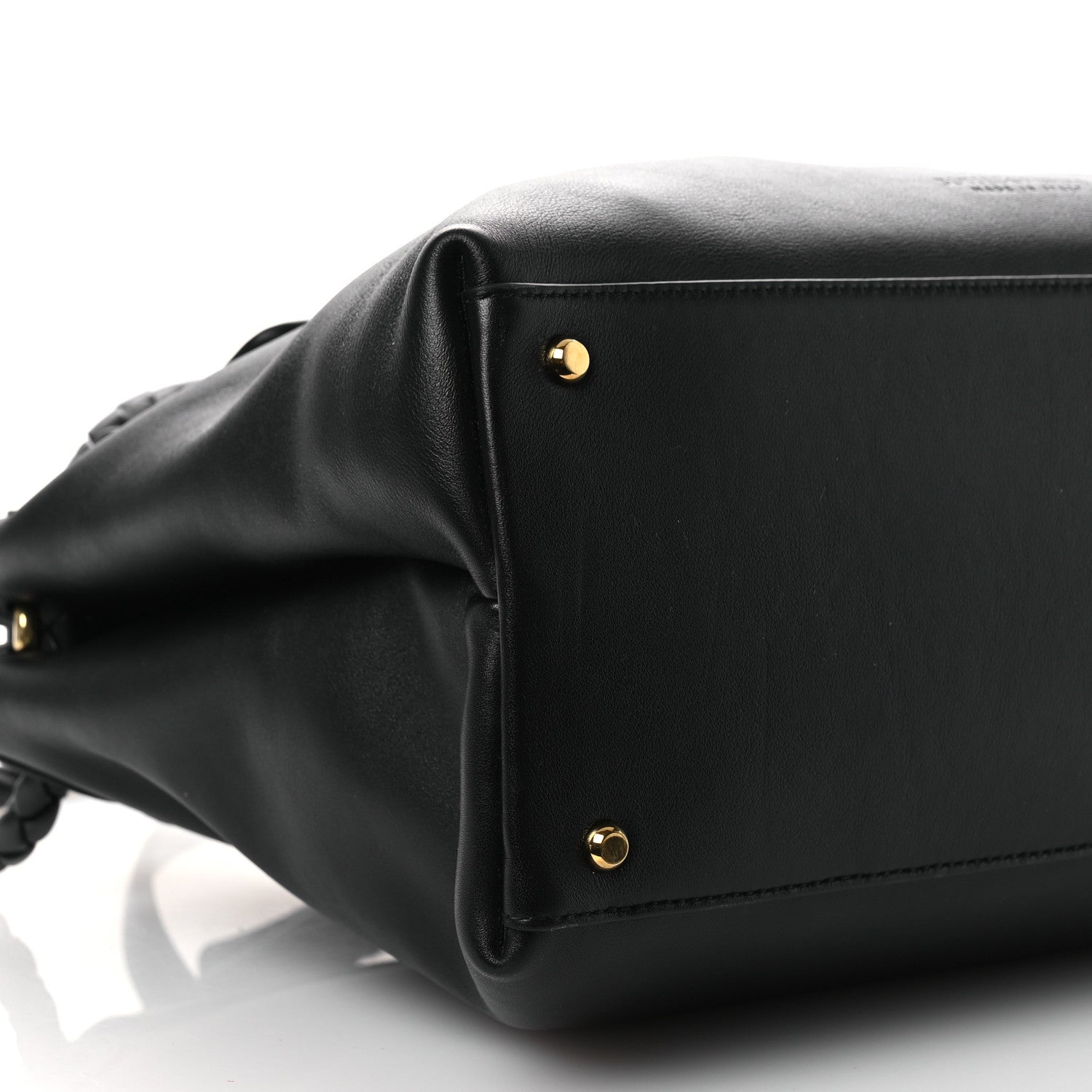 Bottega Veneta Silky Calfskin Medium Ciao Ciao Black 9 of 11