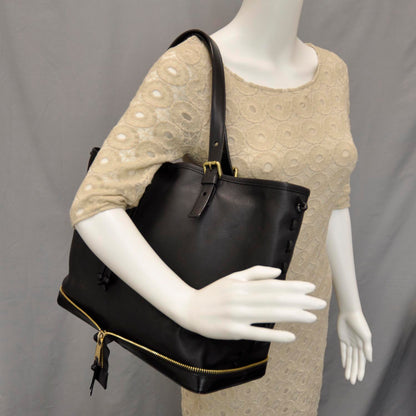 Chloe Leather Ellen Tote Black 2 of 9