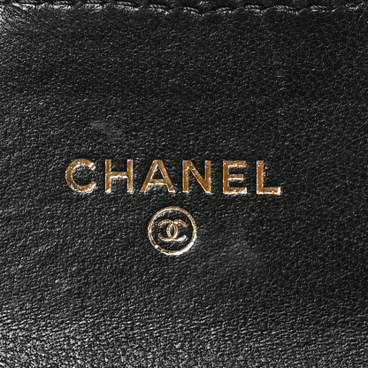 Chanel Lambskin Quilted Medium Flap Wallet Black 6 of 7