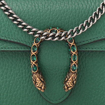 Gucci Calfskin Super Mini Dionysus Shoulder Bag Emerald 7 of 9