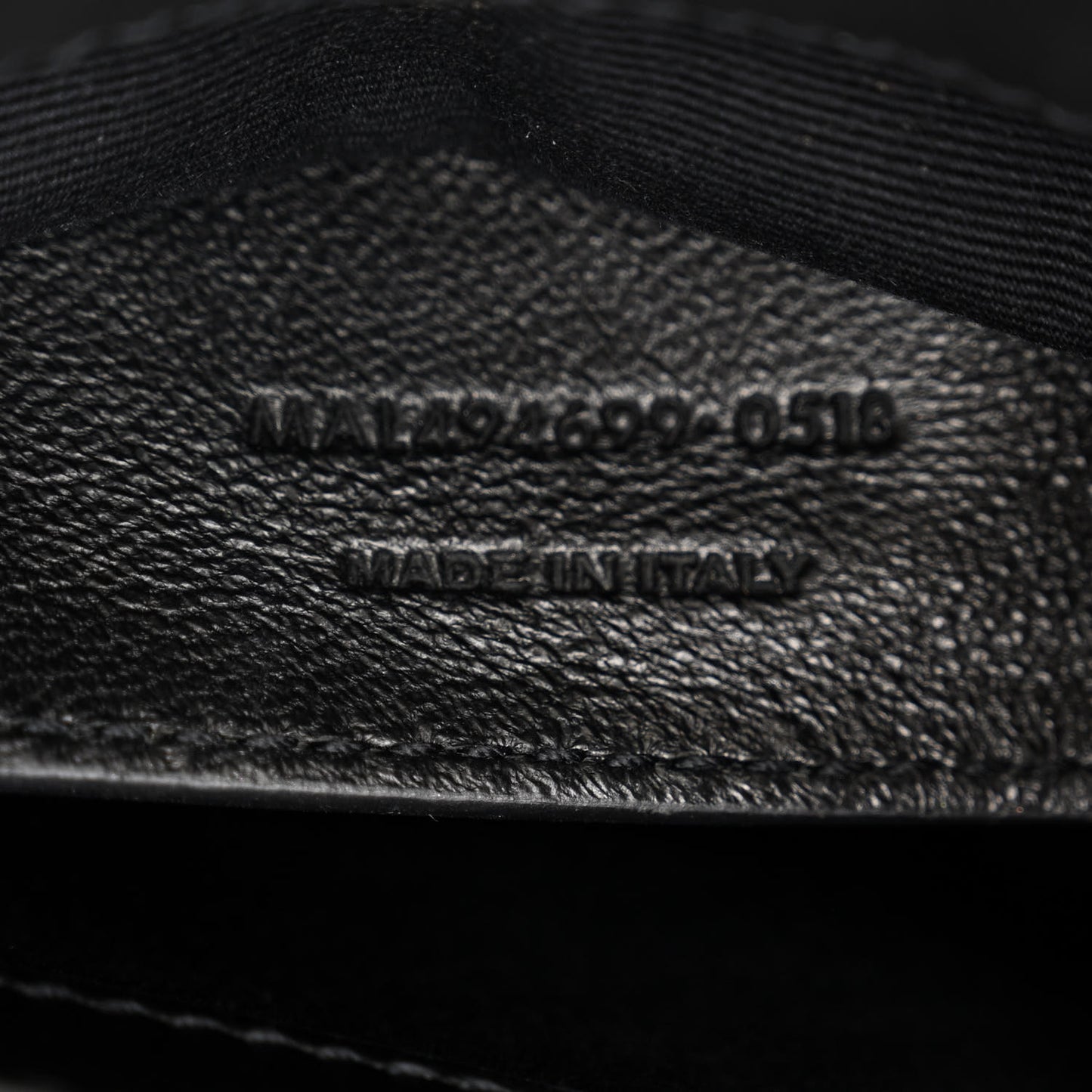 Calfskin Y Quilted Monogram Small Loulou Chain Satchel Black