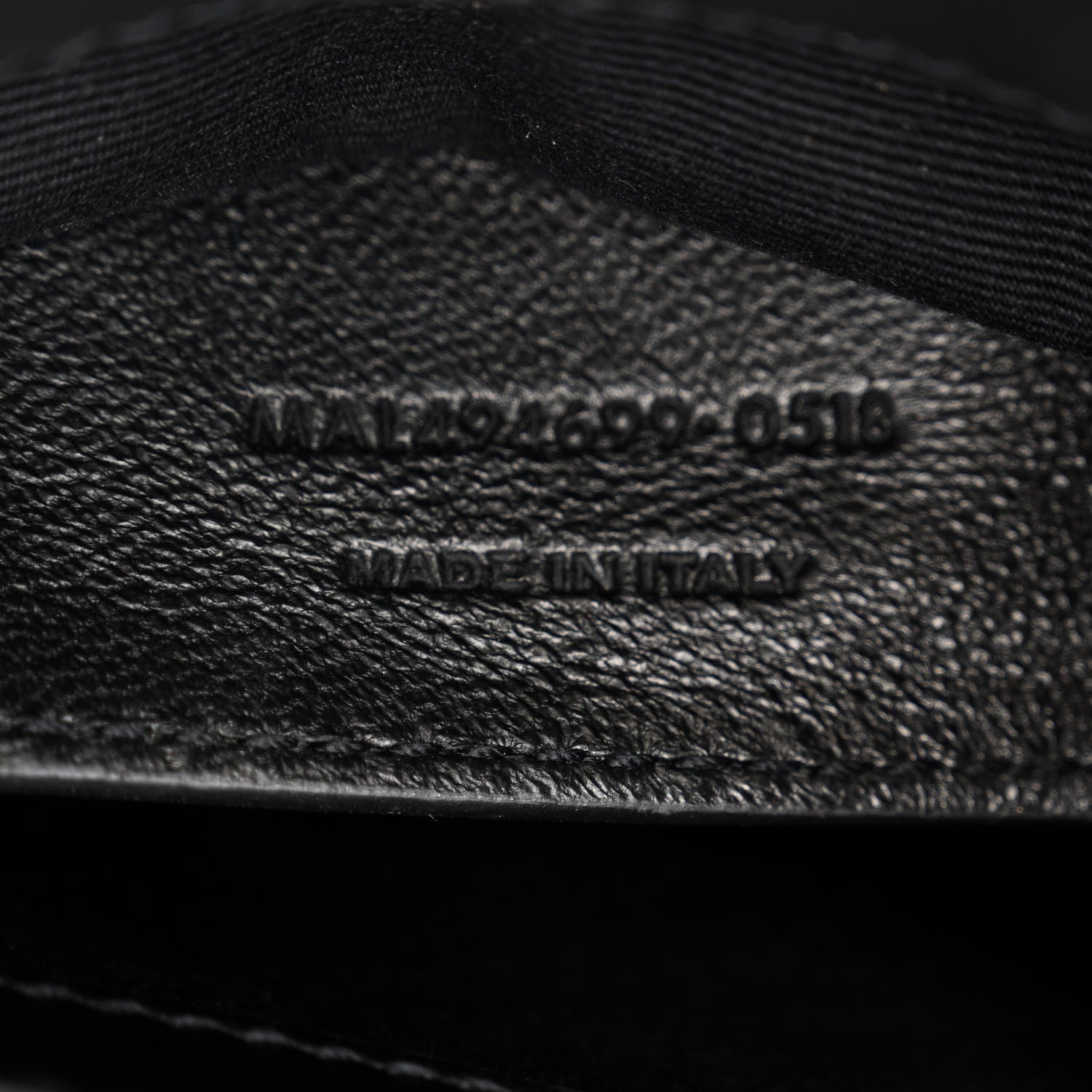 Saint Laurent Calfskin Y Quilted Monogram Small Loulou Chain Satchel Black 7 of 10
