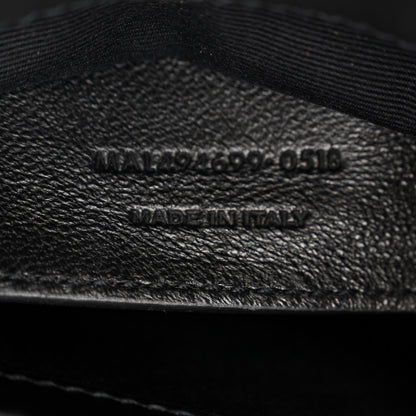 Saint Laurent Calfskin Y Quilted Monogram Small Loulou Chain Satchel Black 7 of 10