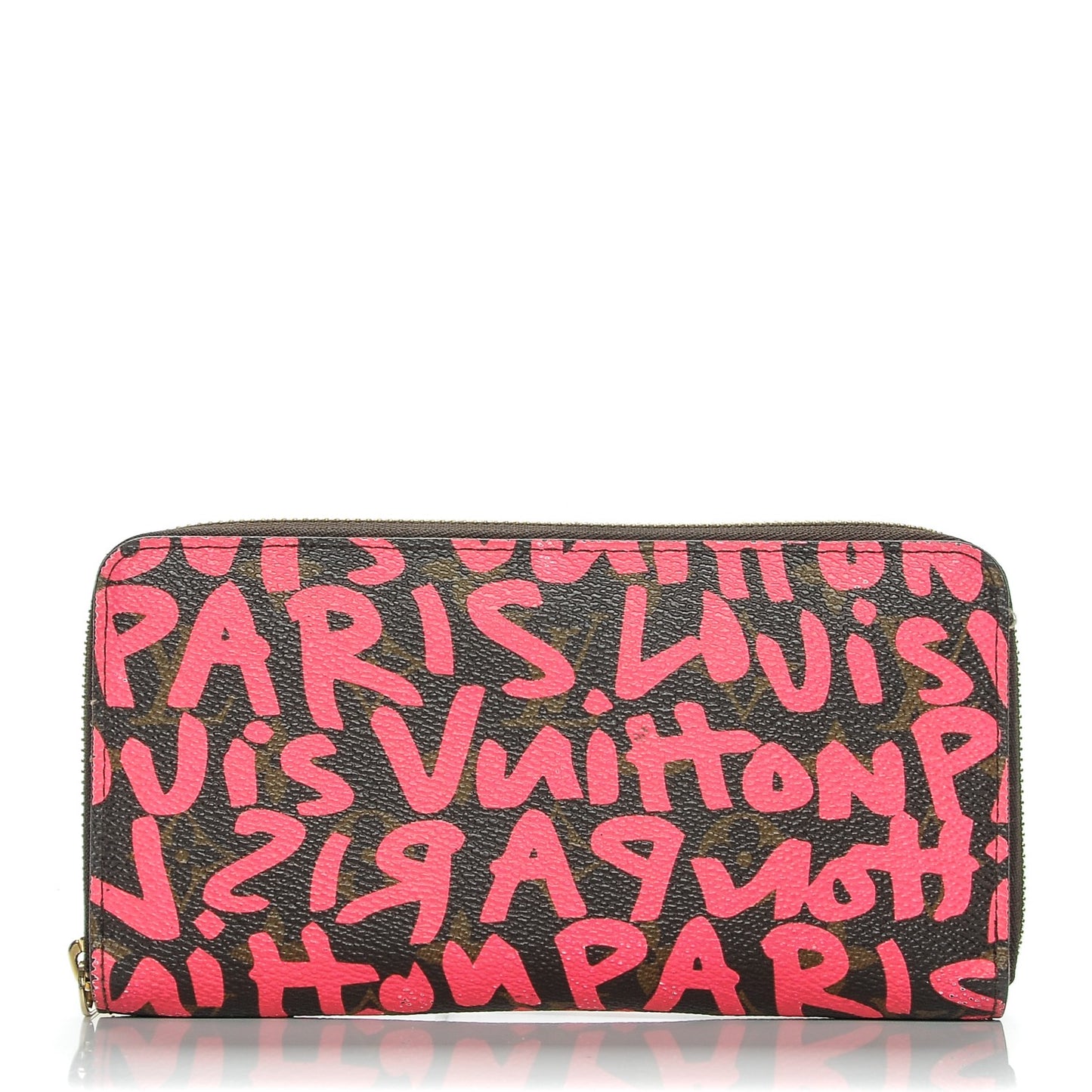 Monogram Graffiti Zippy Wallet Fuchsia