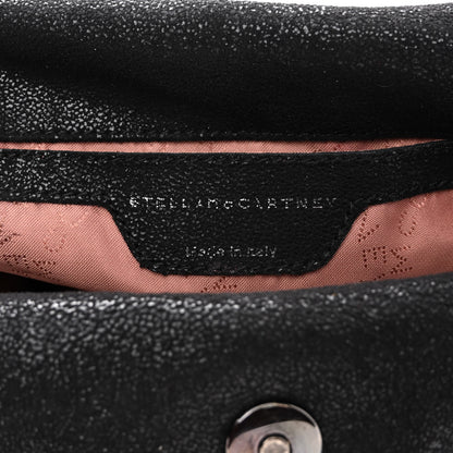 Stella McCartney Shaggy Deer Mini Falabella Fold Over Tote Black 6 of 9