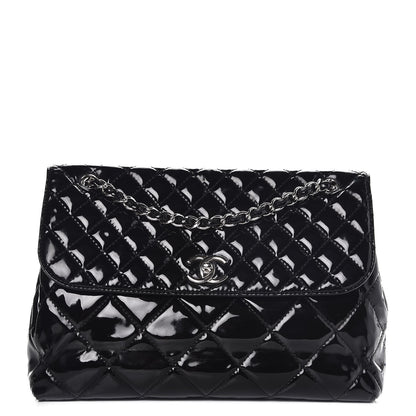 Chanel Vinyl Quilted In the Business Flap Bag Black 1 of 12