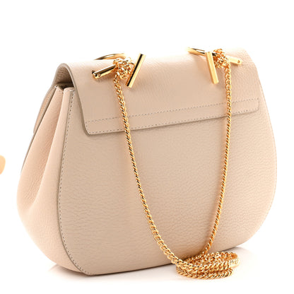 Chloe Grained Lambskin Drew Shoulder Bag Abstract White 3 of 10