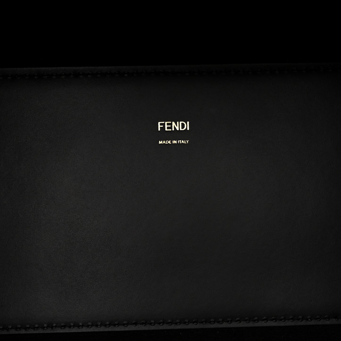 Vitello King Plexiglass Medium Fendi Sunshine Shopper Tote Black