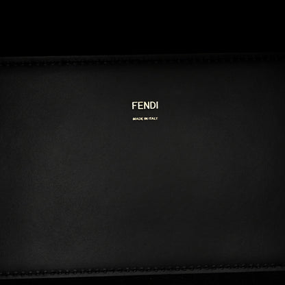 Fendi Vitello King Plexiglass Medium Fendi Sunshine Shopper Tote Black 6 of 9