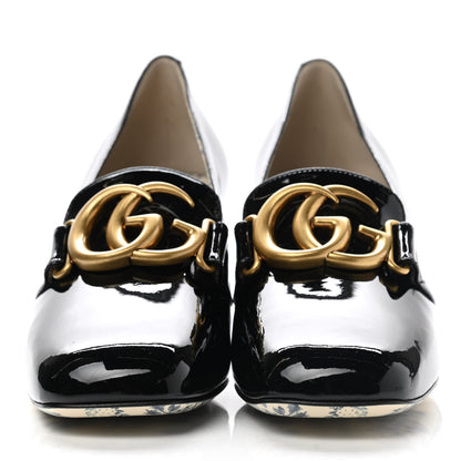Gucci Vernice GG Victoire 55mm Loafer Pumps 38.5 Black 2 of 9
