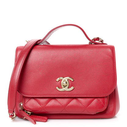 Chanel Caviar Quilted Small Business Affinity Flap Red 1 of 11