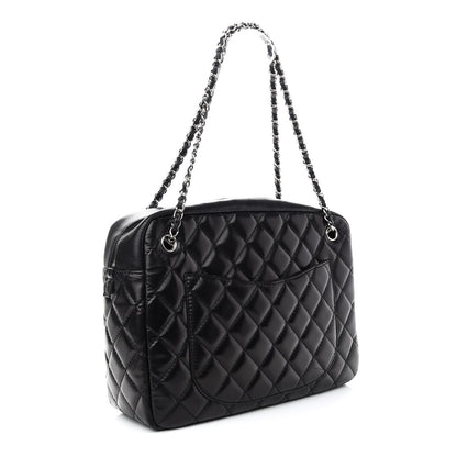 Chanel Lambskin Quilted Medium Camera Case Black 3 of 9