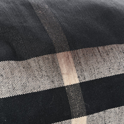 Burberry Coated Canvas Mega Check Medium Doodle Tote Black White 10 of 12