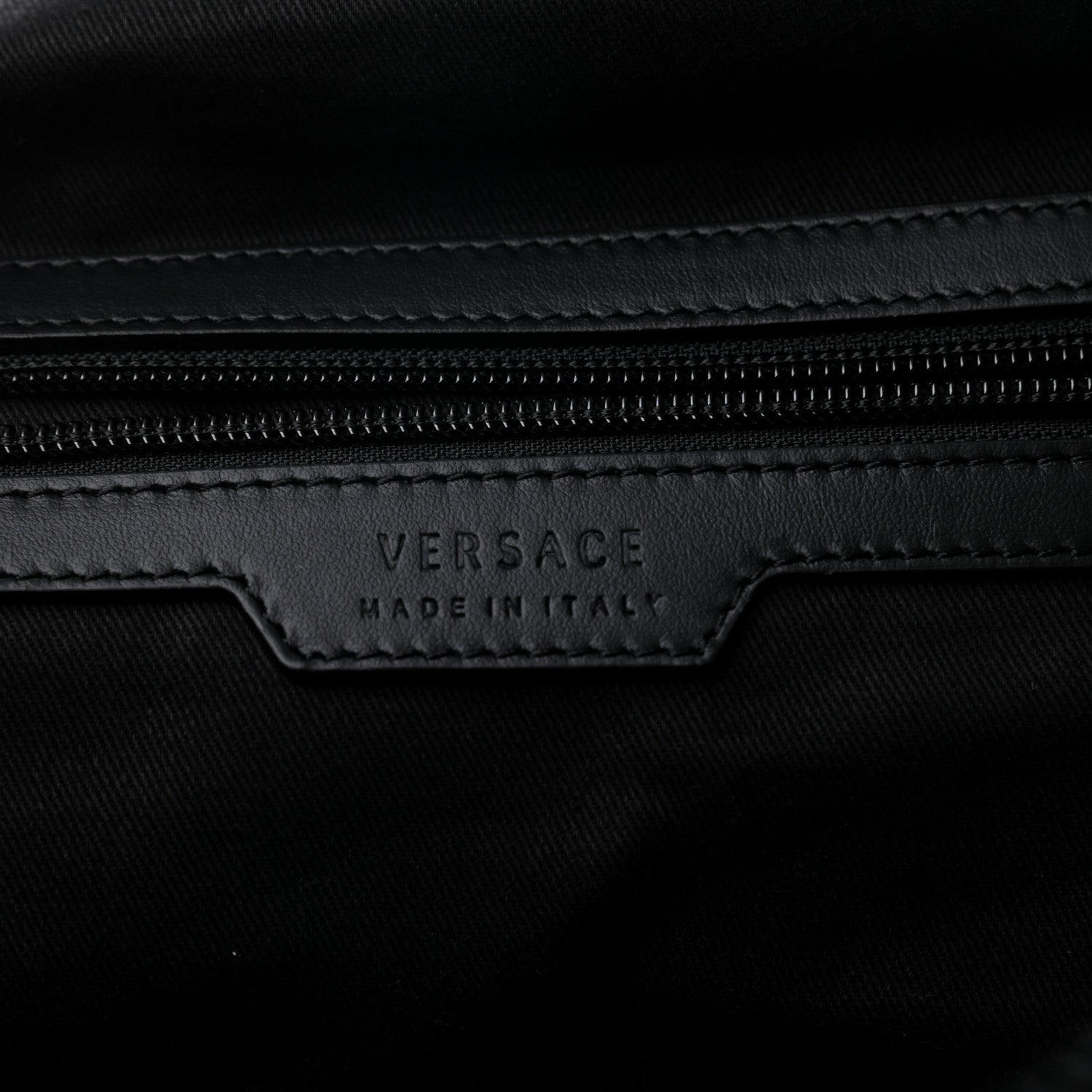 Versace Canvas Nylon Quilted Palazzo Duffle Bag Black 5 of 8