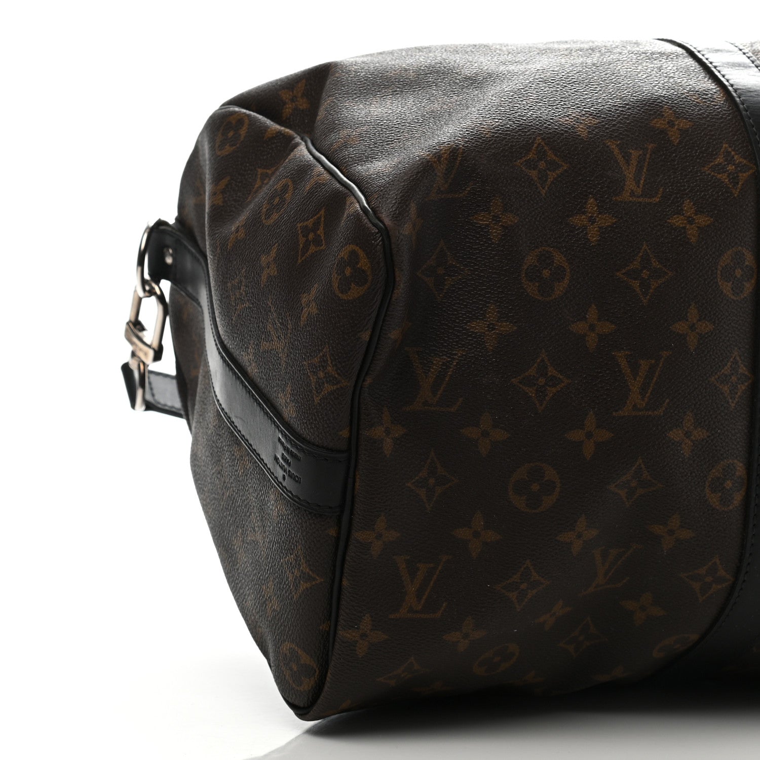 Louis Vuitton Monogram Macassar Keepall Bandouliere 45 9 of 14