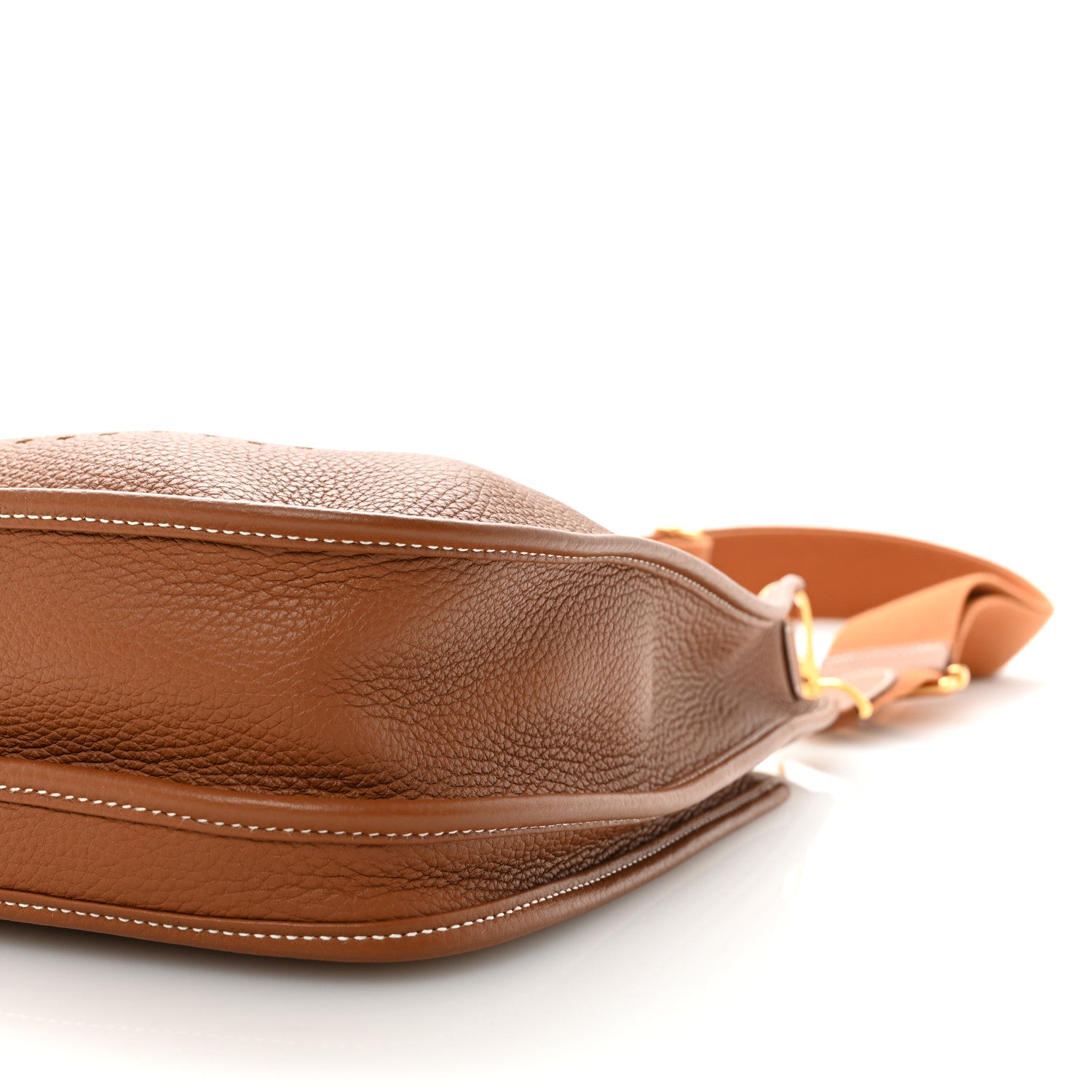 Hermes Taurillon Clemence Evelyne III PM Gold 9 of 10