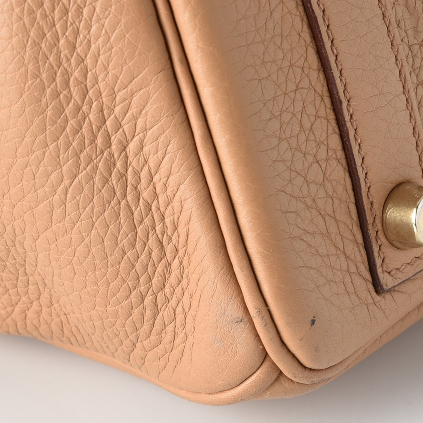 Taurillon Clemence Birkin 30 Camel Tabac