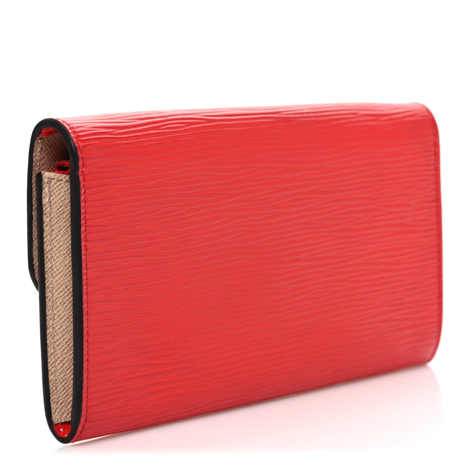 Louis Vuitton Epi Emilie Wallet Coquelicot 3 of 7