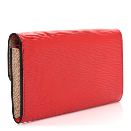 Louis Vuitton Epi Emilie Wallet Coquelicot 3 of 7