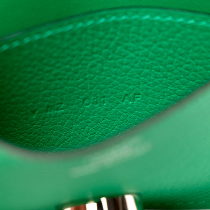 Hermes Togo Dogon Card Case Vert Vertigo 6 of 8