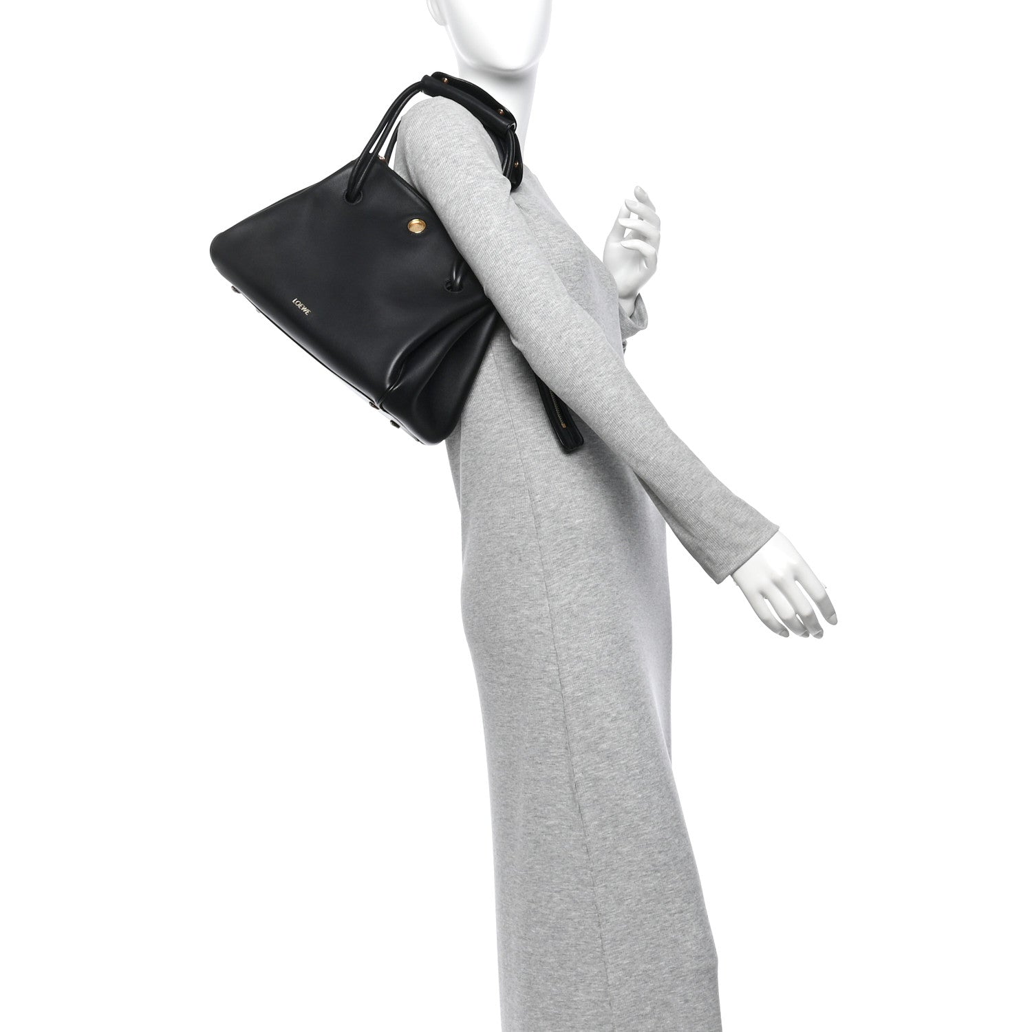 Loewe Supple Calfskin Medium Madrid Bag Black 2 of 9
