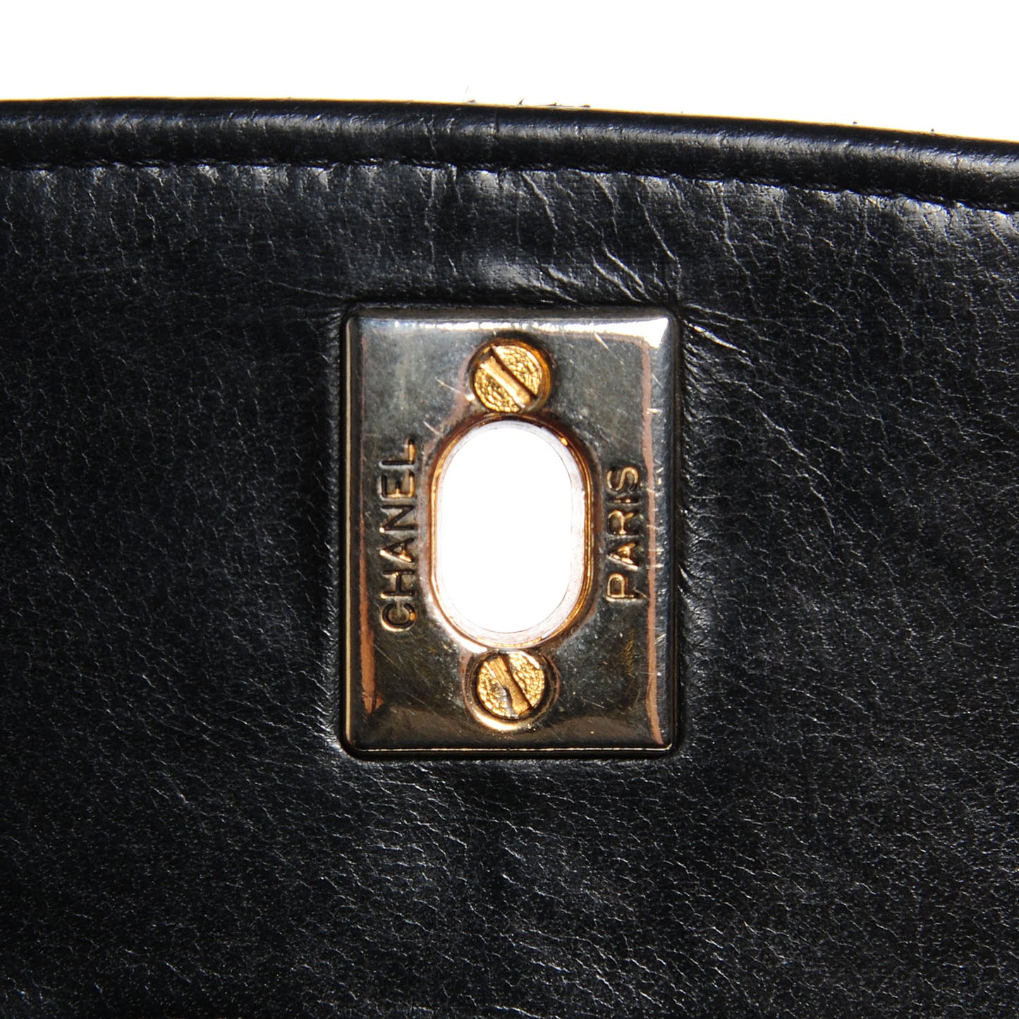 Lambskin Jumbo Single Flap Black