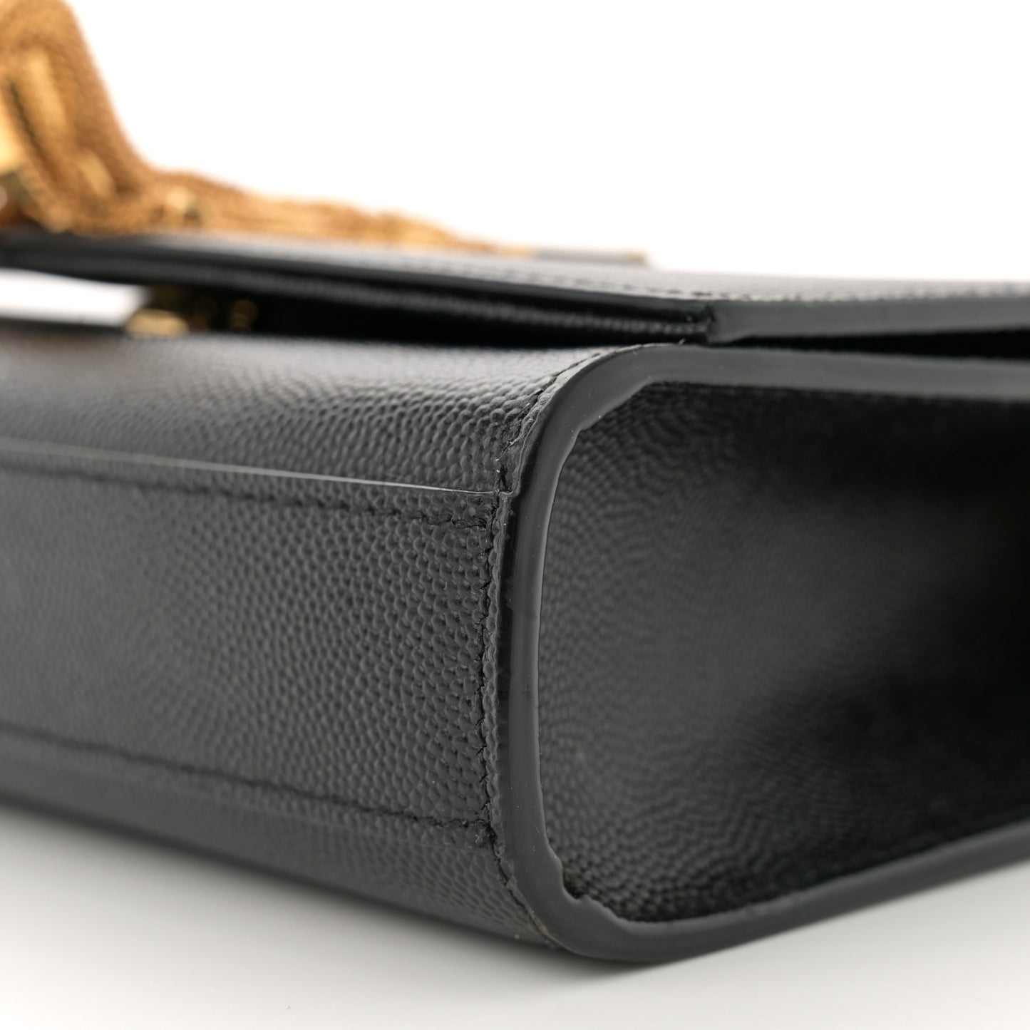Grain De Poudre Small Classic Monogram Kate Tassel Satchel Black