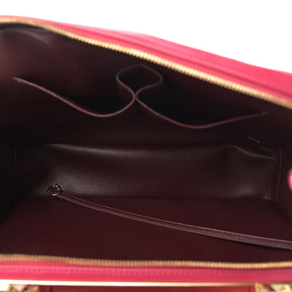 Chanel Lambskin Quilted Large Trendy CC Bowling Bag Dark Pink 5 of 11