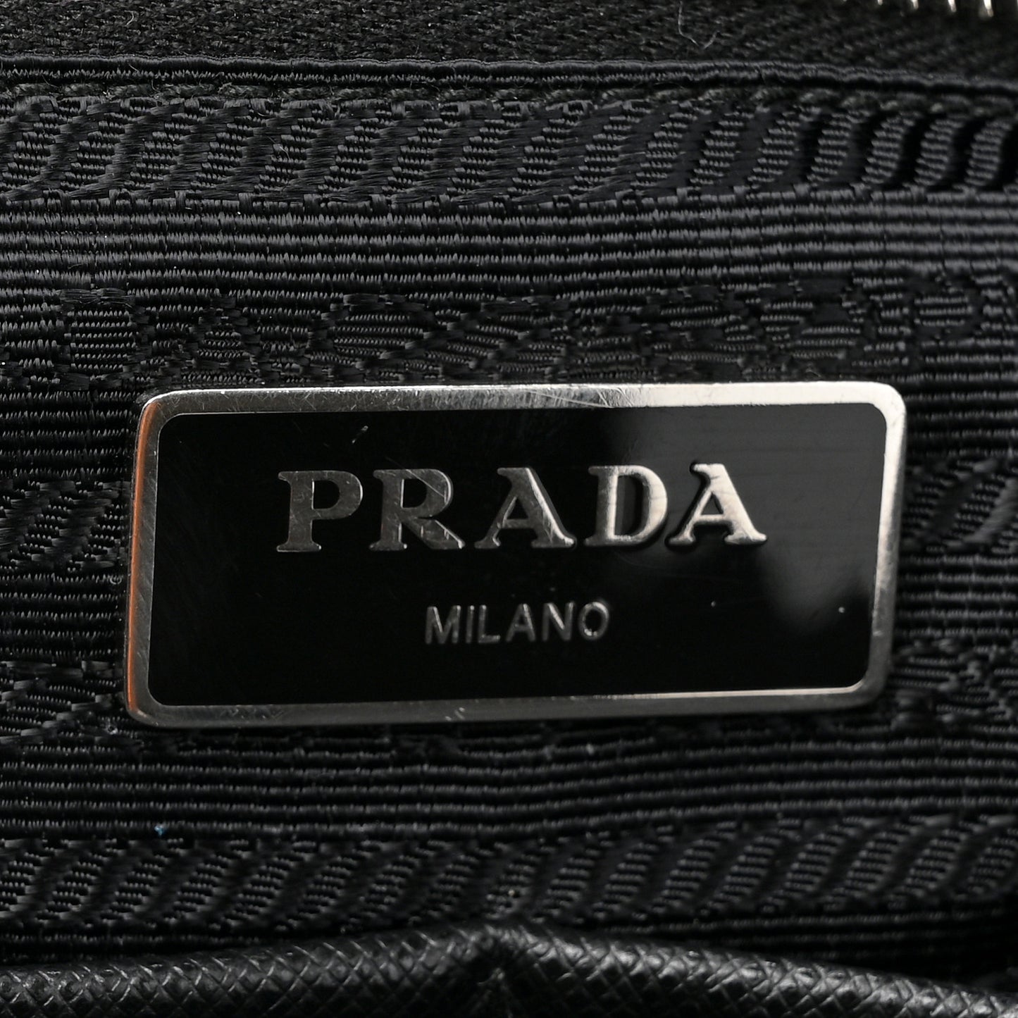 Nylon Vela Baby Bag Black